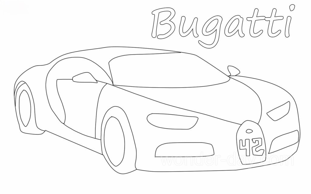 Desenho de Carros para imprimir