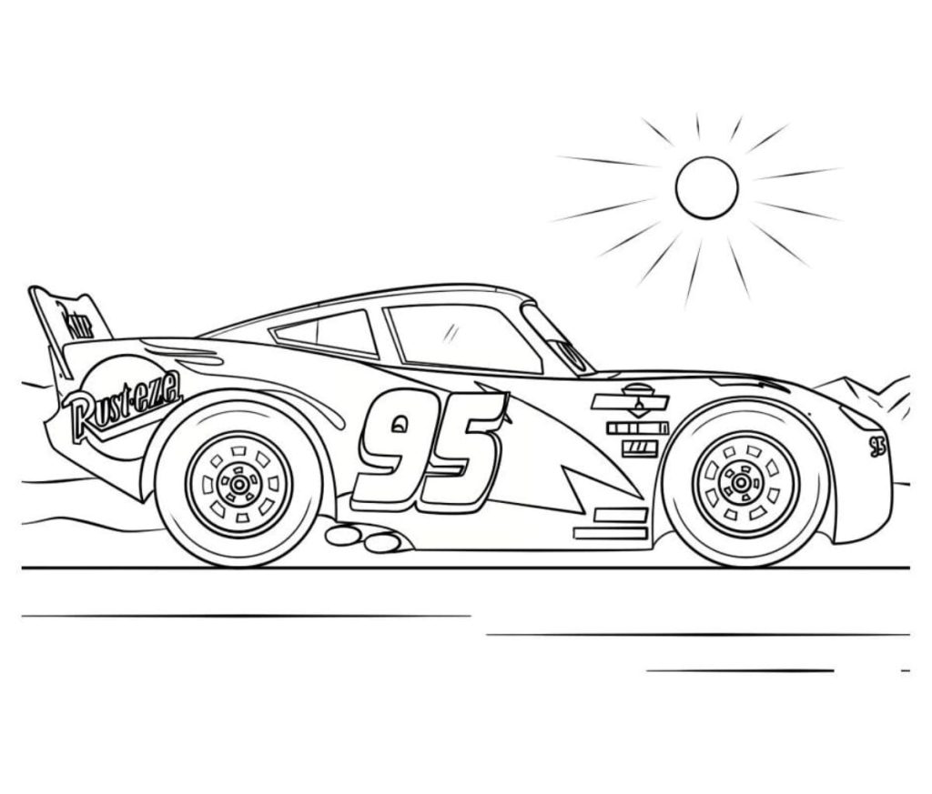 Desenho de Carros para imprimir