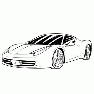 Desenho de Carros para imprimir