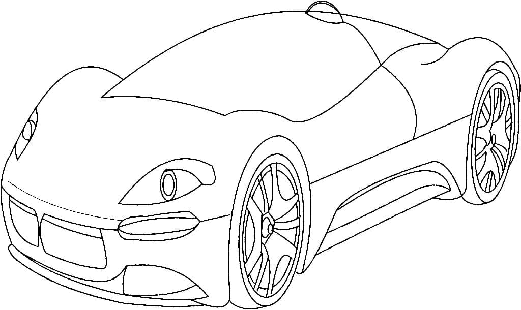 Desenho de Carros para imprimir