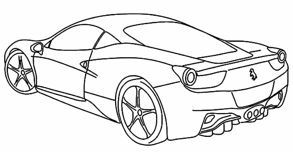 Desenho de Carros para imprimir
