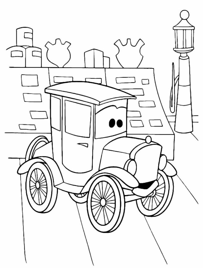 Desenho de Carros para imprimir