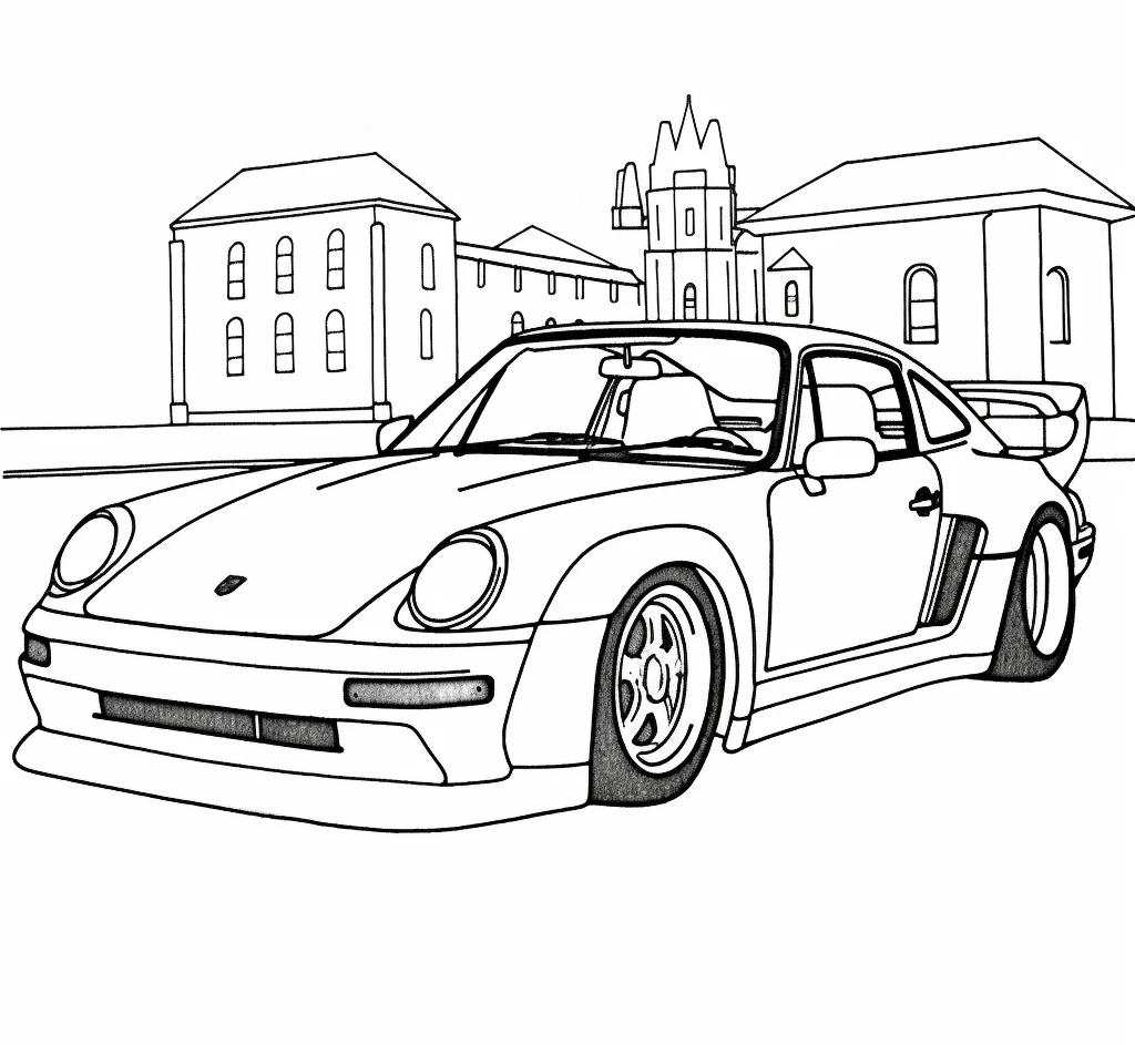 Desenho de Carros para imprimir