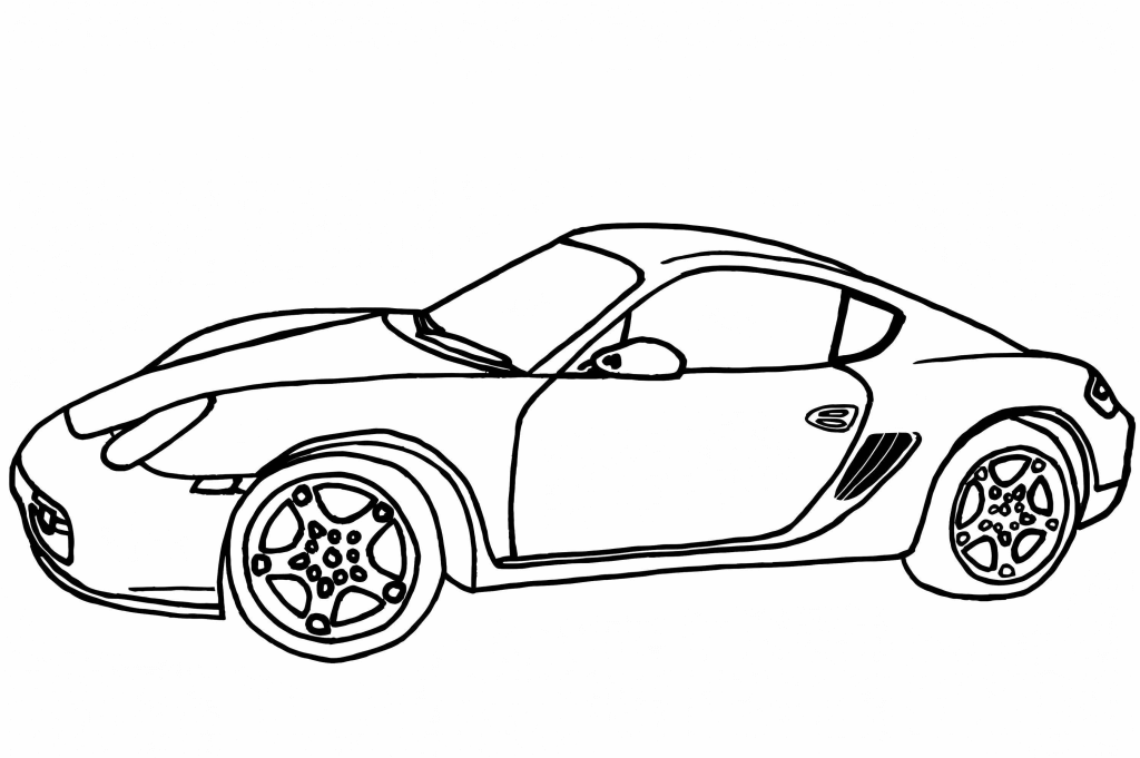 Desenho de Carros para imprimir