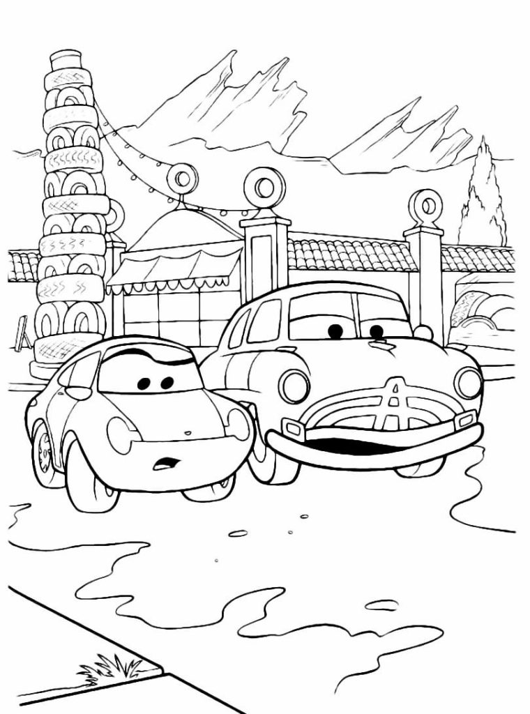 Desenho de Carros para imprimir