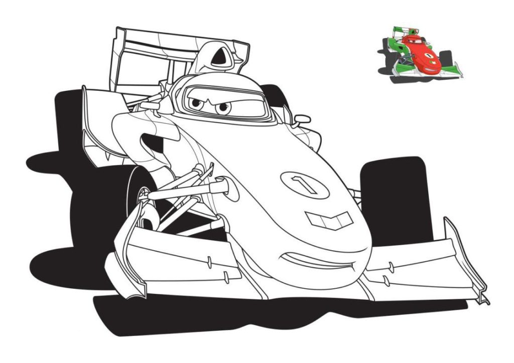 Desenho de Carros para imprimir