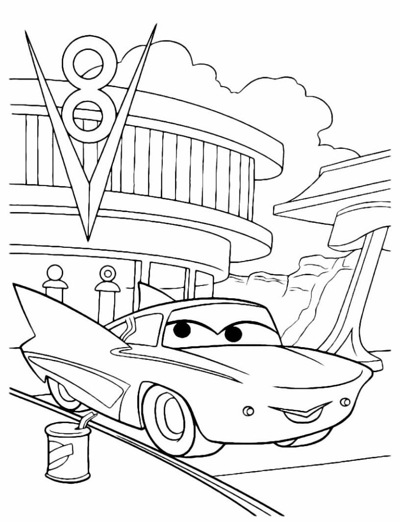 Desenho de Carros para imprimir