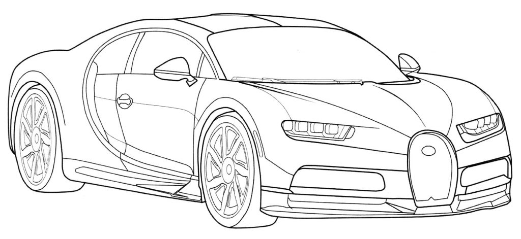 Desenho de Carros para imprimir
