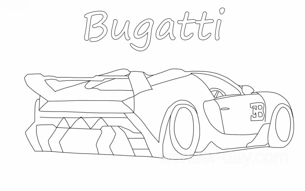 Desenho de Carros para imprimir