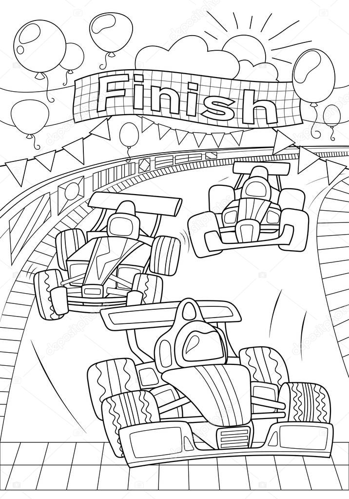 Desenho de Carros para imprimir