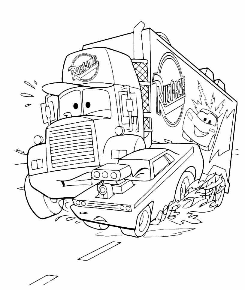 Desenho de Carros para imprimir