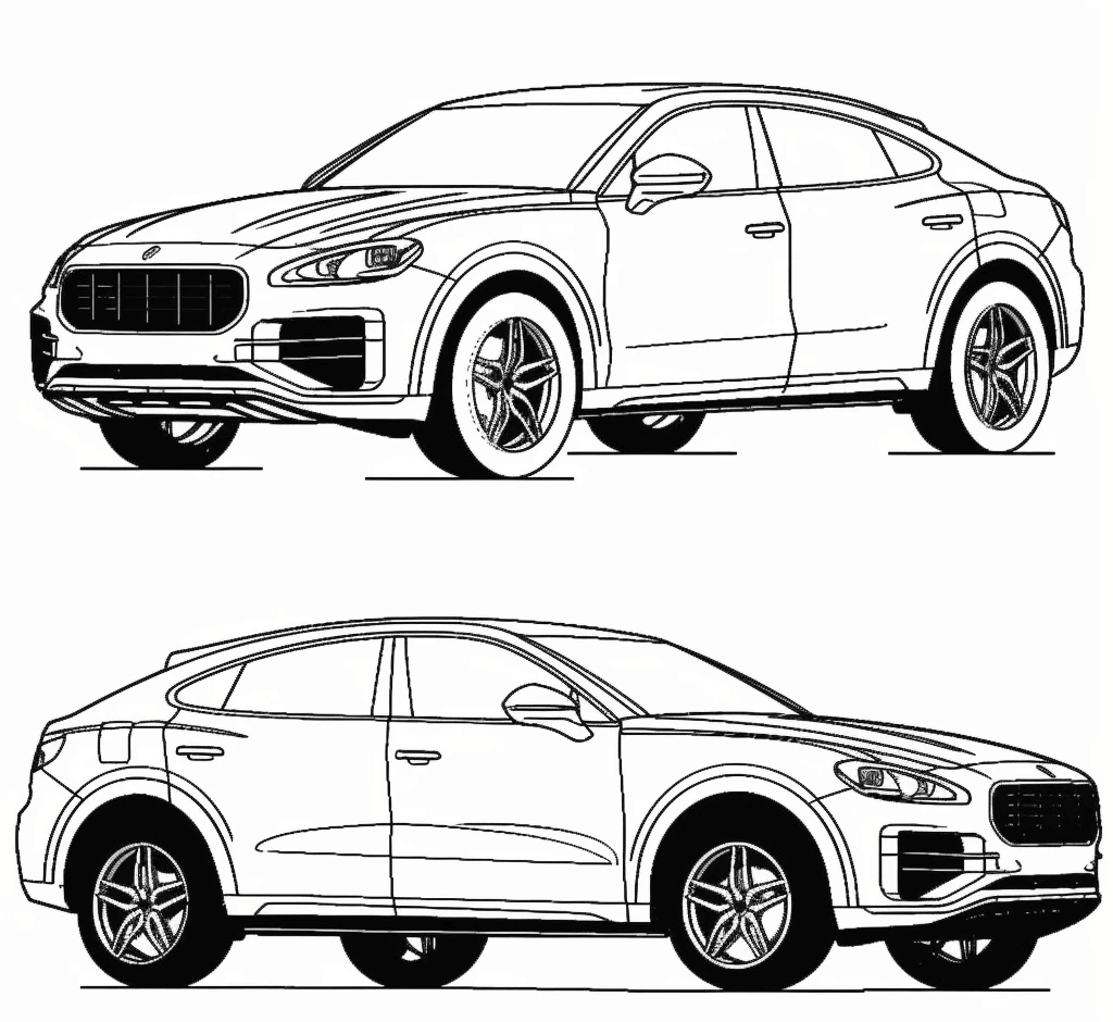 Desenho de Carros para imprimir