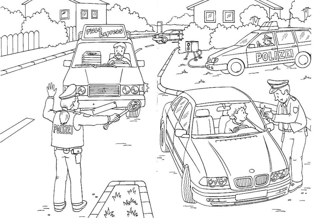 Desenho de Carros para imprimir