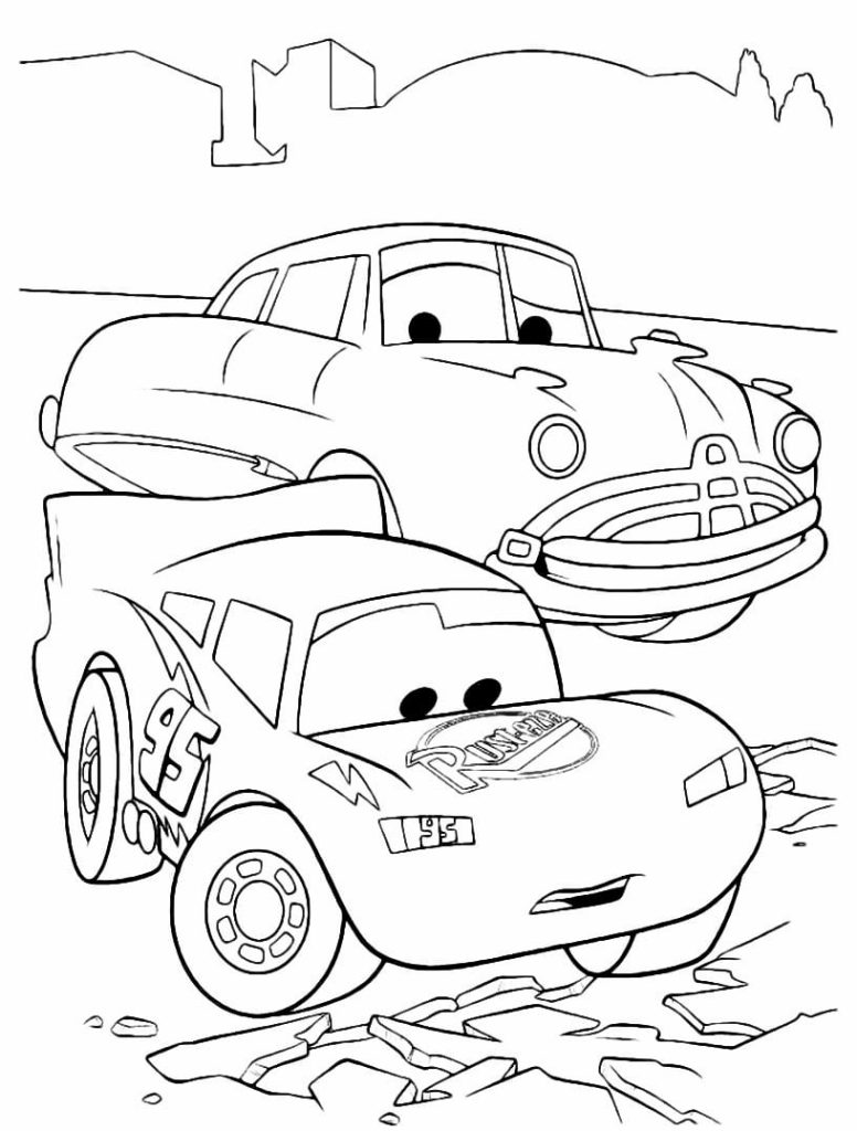 Desenho de Carros para imprimir
