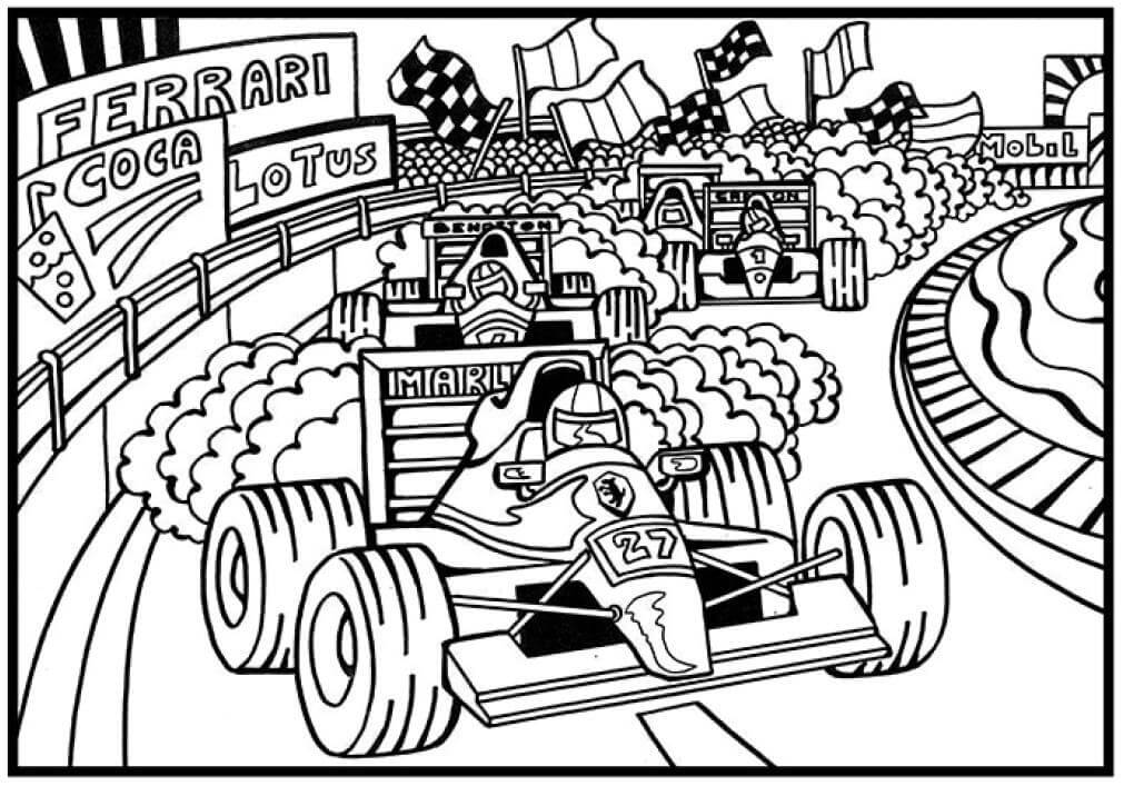 Desenho de Carros para imprimir
