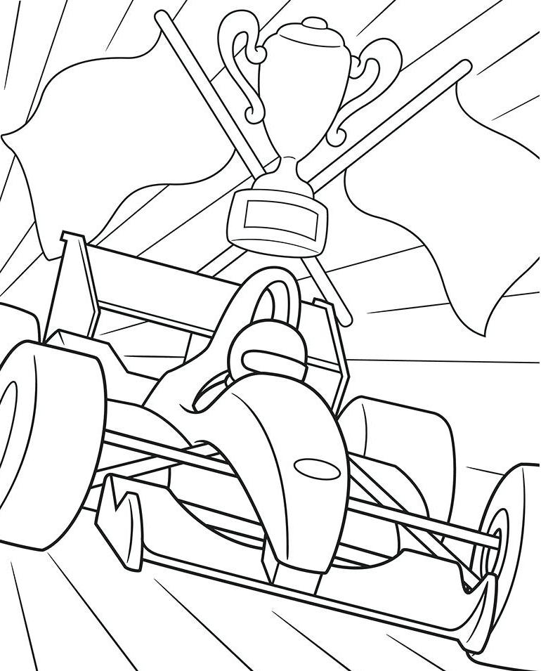 Desenho de Carros para imprimir