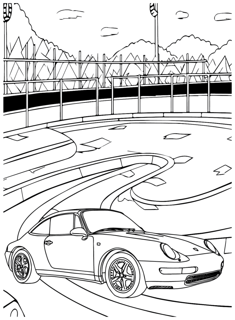 Desenho de Carros para imprimir