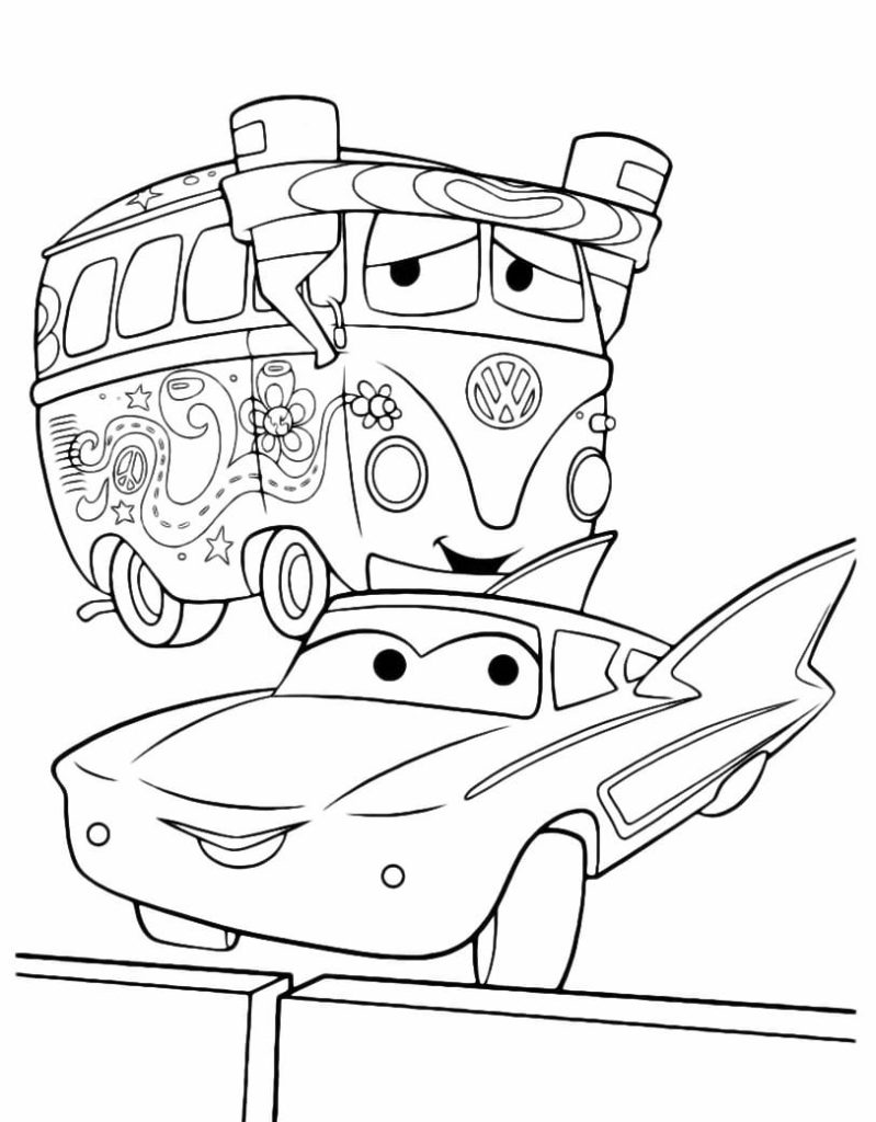 Desenho de Carros para imprimir