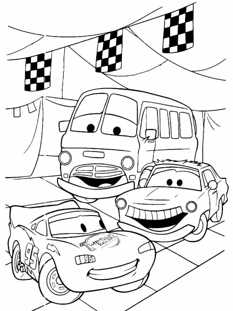 Desenho de Carros para imprimir