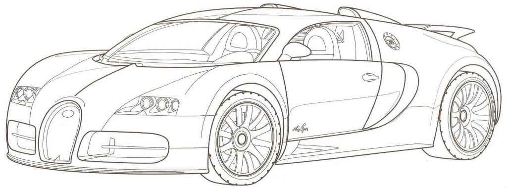 Desenho de Carros para imprimir