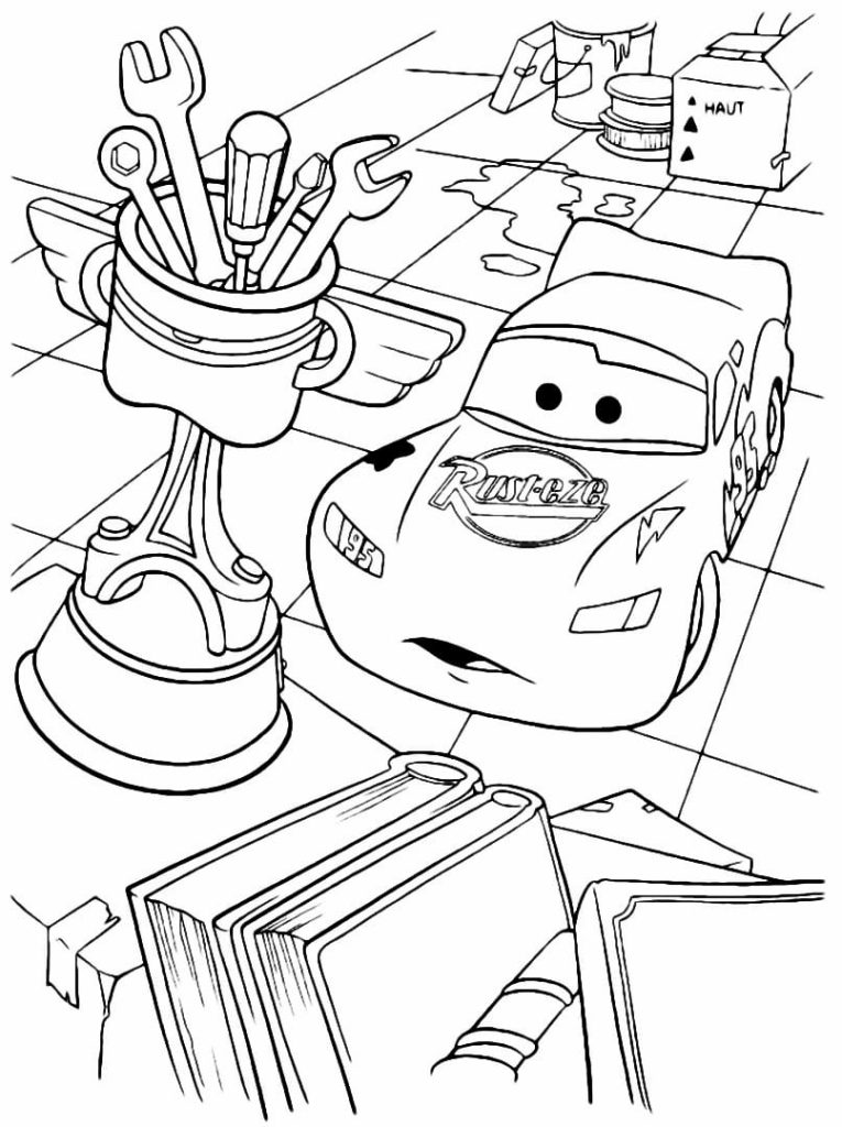 Desenho de Carros para imprimir