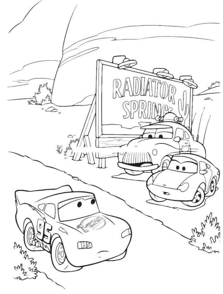 Desenho de Carros para imprimir