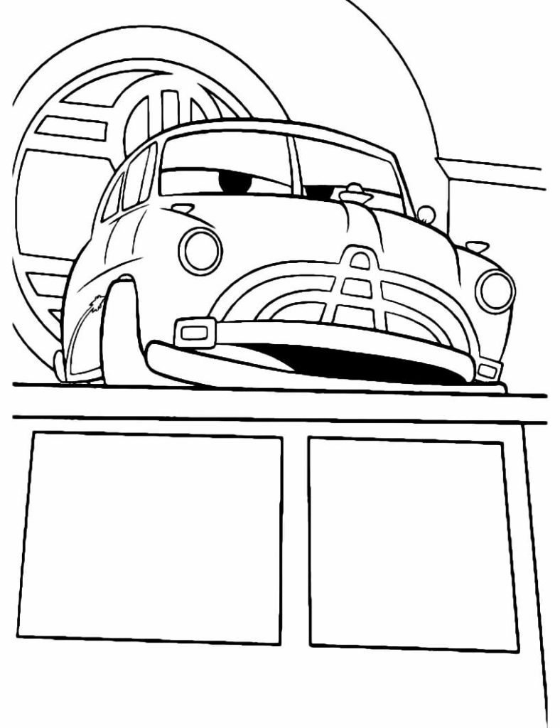 Desenho de Carros para imprimir