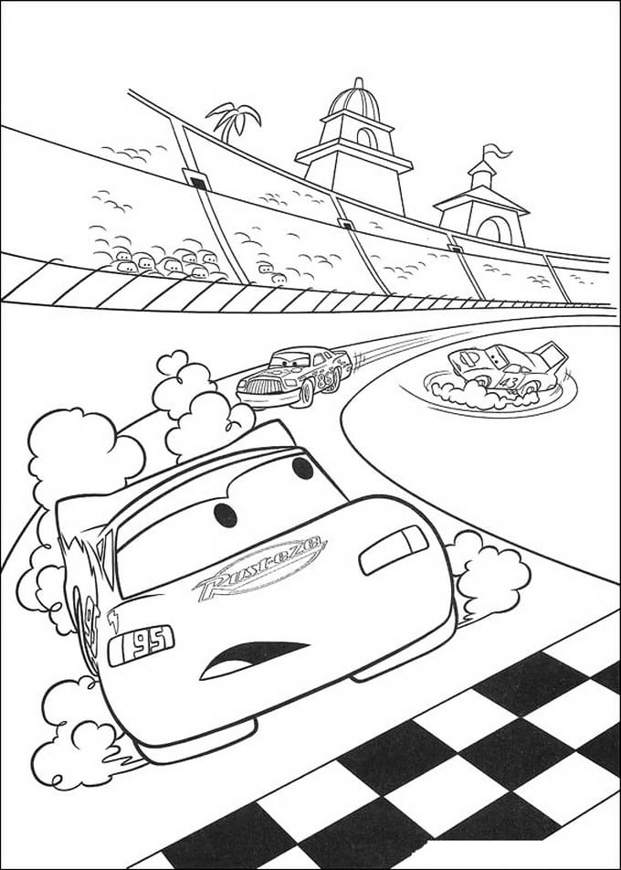 Desenho de Carros para imprimir