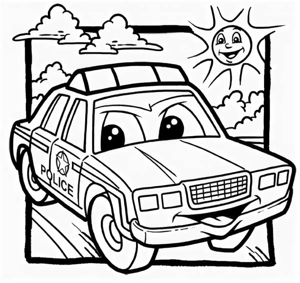 Desenho de Carros para imprimir