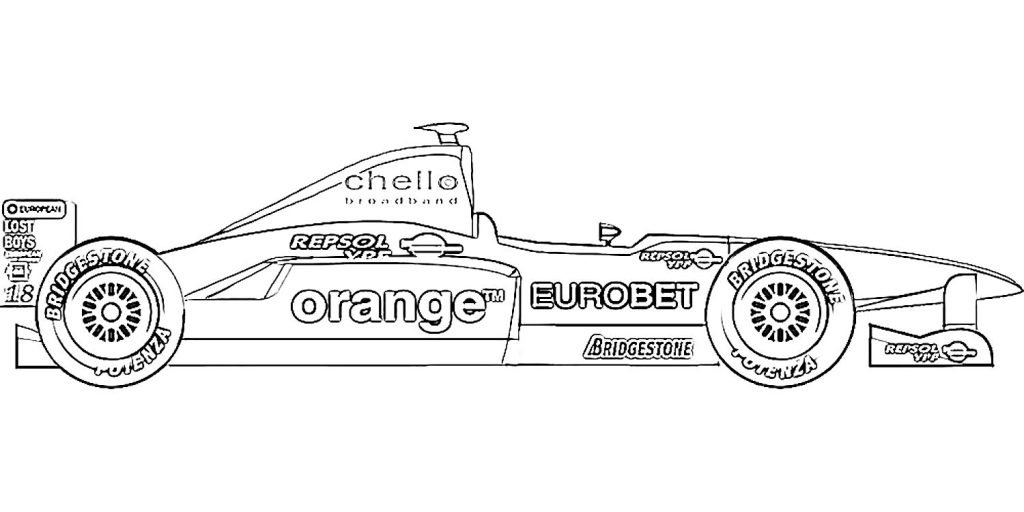 Desenho de Carros para imprimir