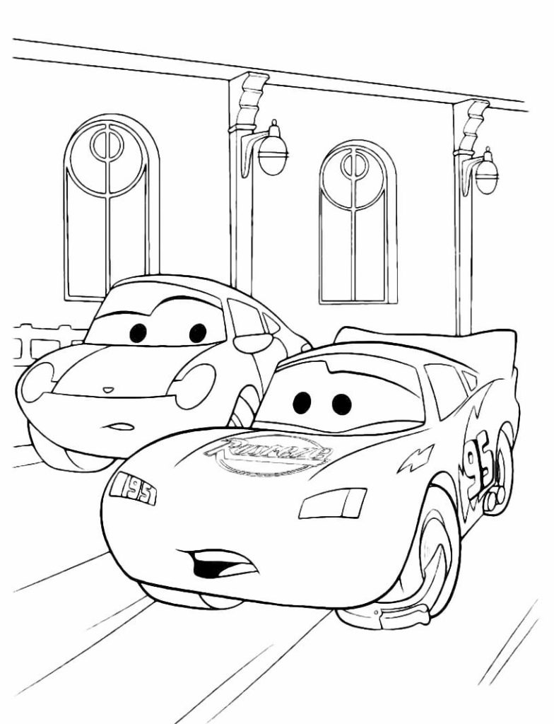 Desenho de Carros para imprimir