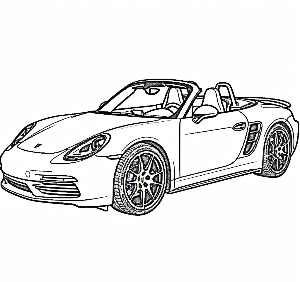 Desenho de Carros para imprimir