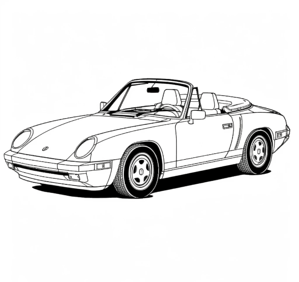 Desenho de Carros para imprimir