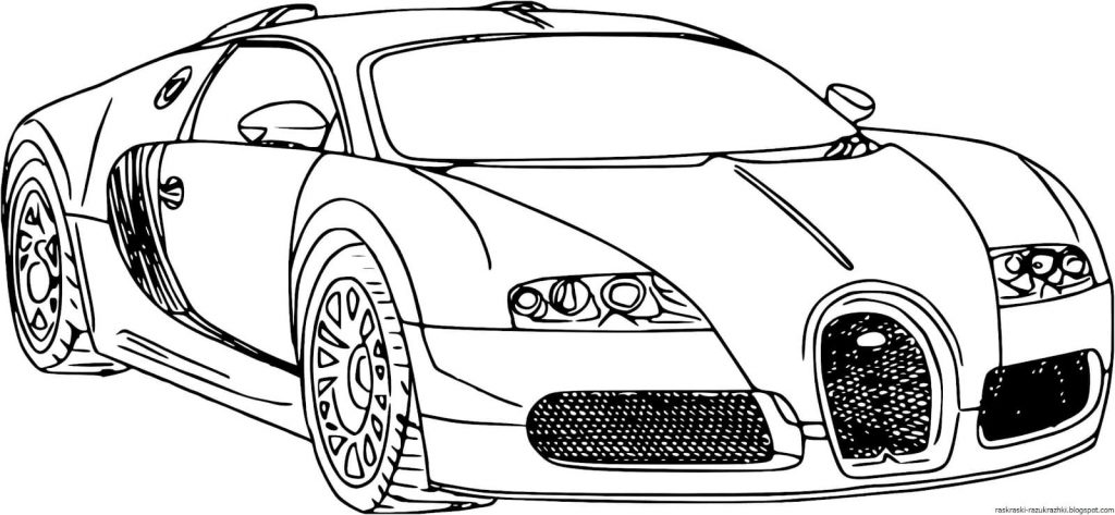 Desenho de Carros para imprimir