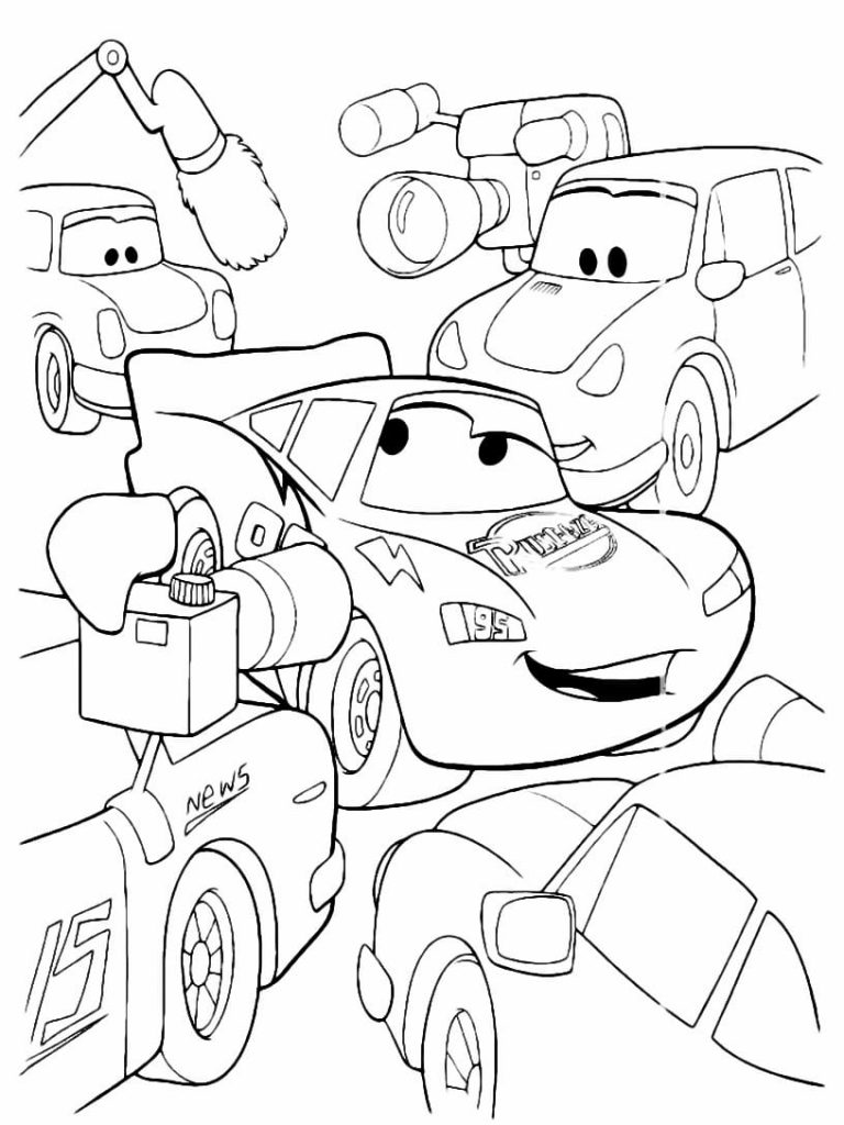 Desenho de Carros para imprimir