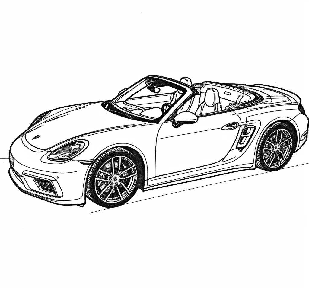 Desenho de Carros para imprimir
