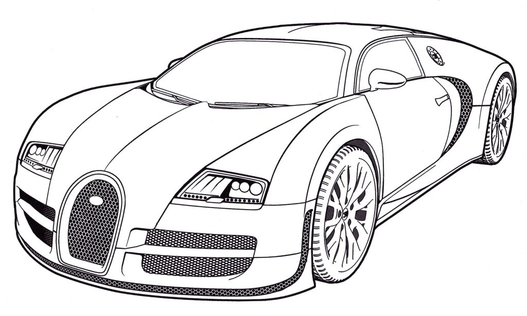 Desenho de Carros para imprimir