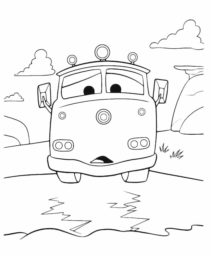 Desenho de Carros para imprimir