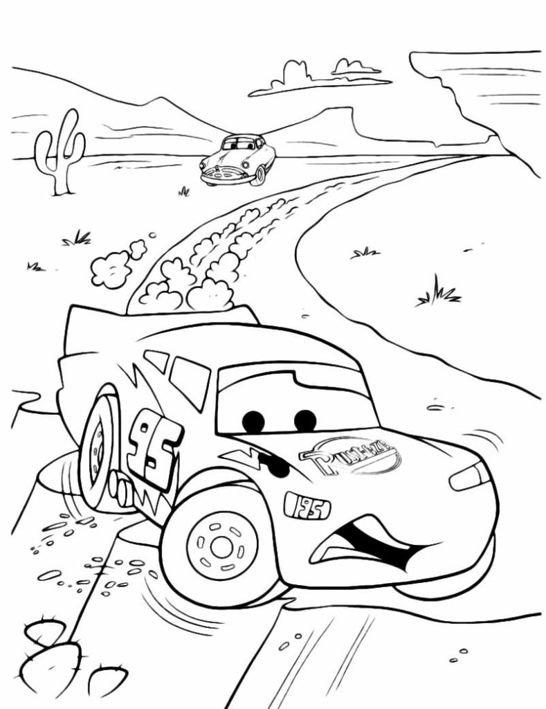 Desenho de Carros para imprimir