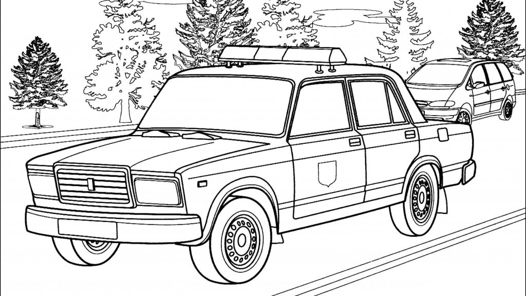 Desenho de Carros para imprimir