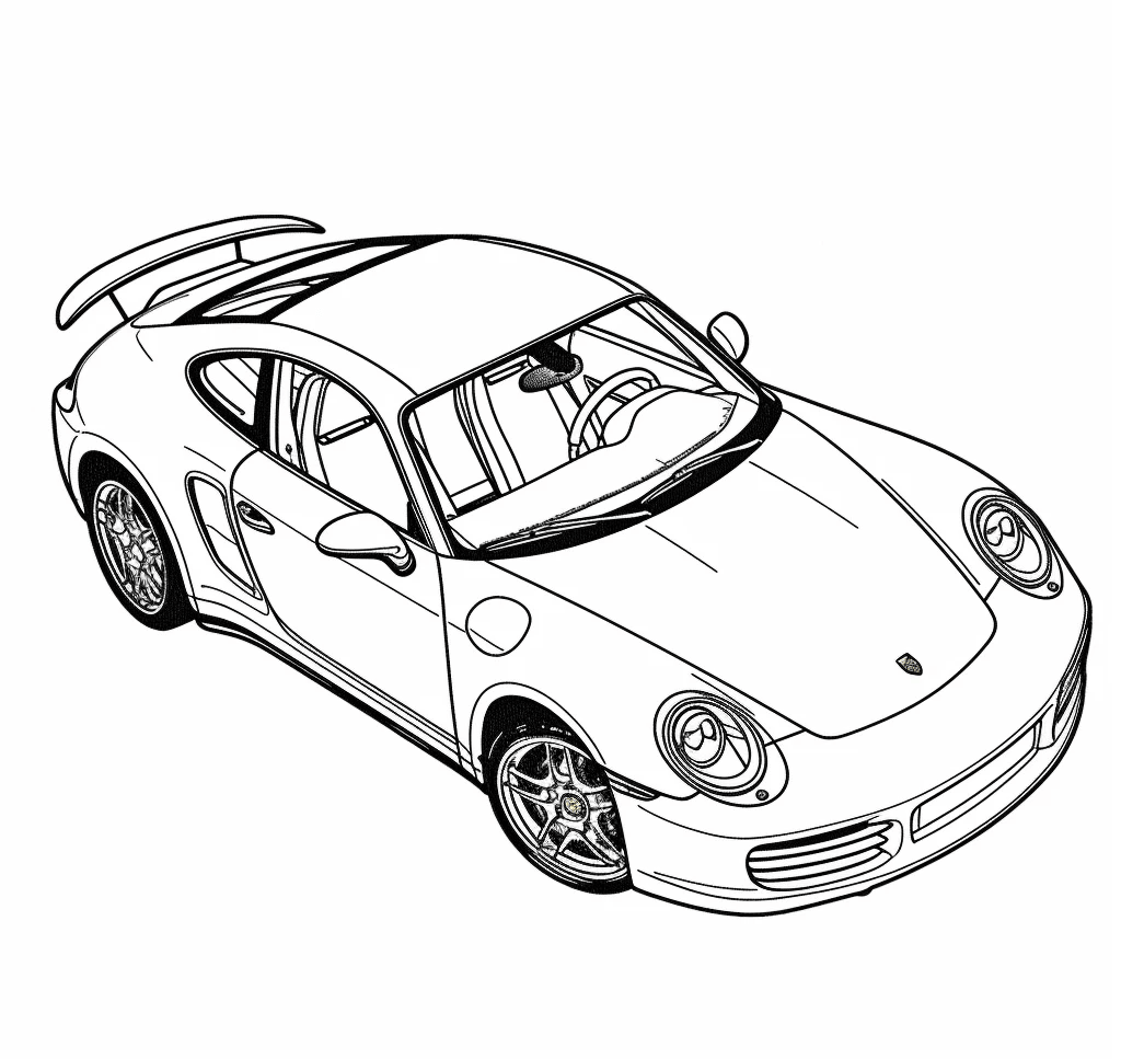 Desenho de Carros para imprimir