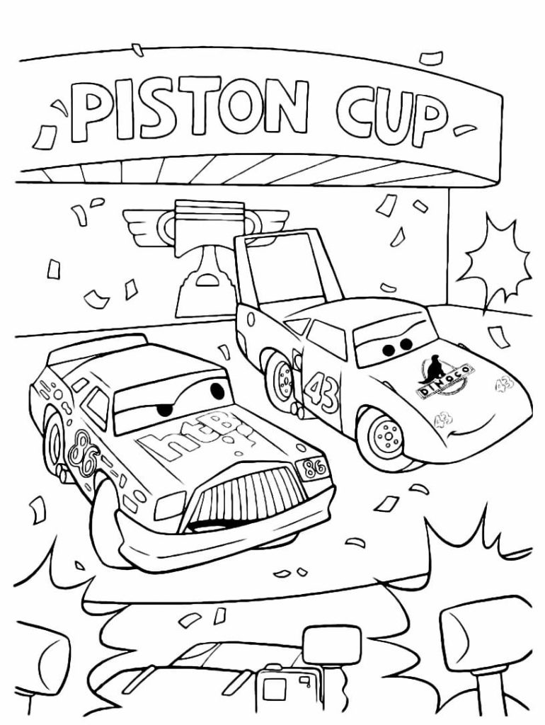 Desenho de Carros para imprimir