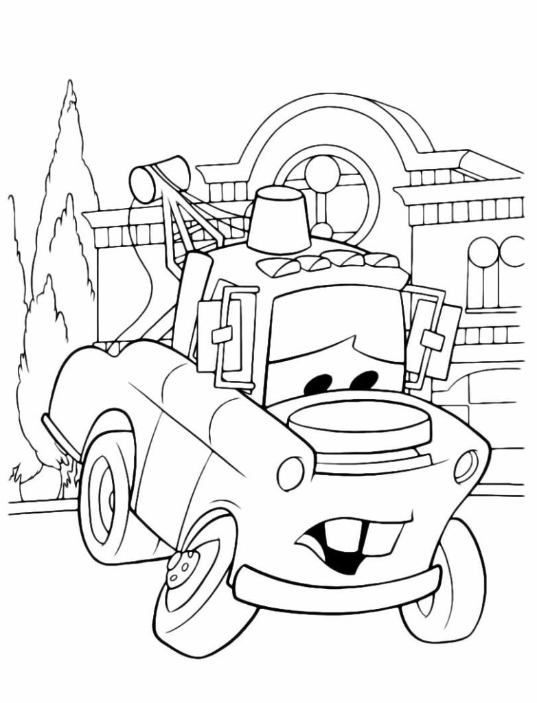 Desenho de Carros para imprimir