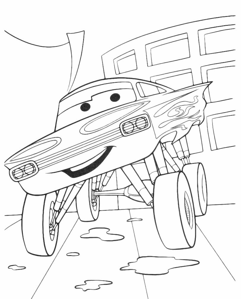 Desenho de Carros para imprimir