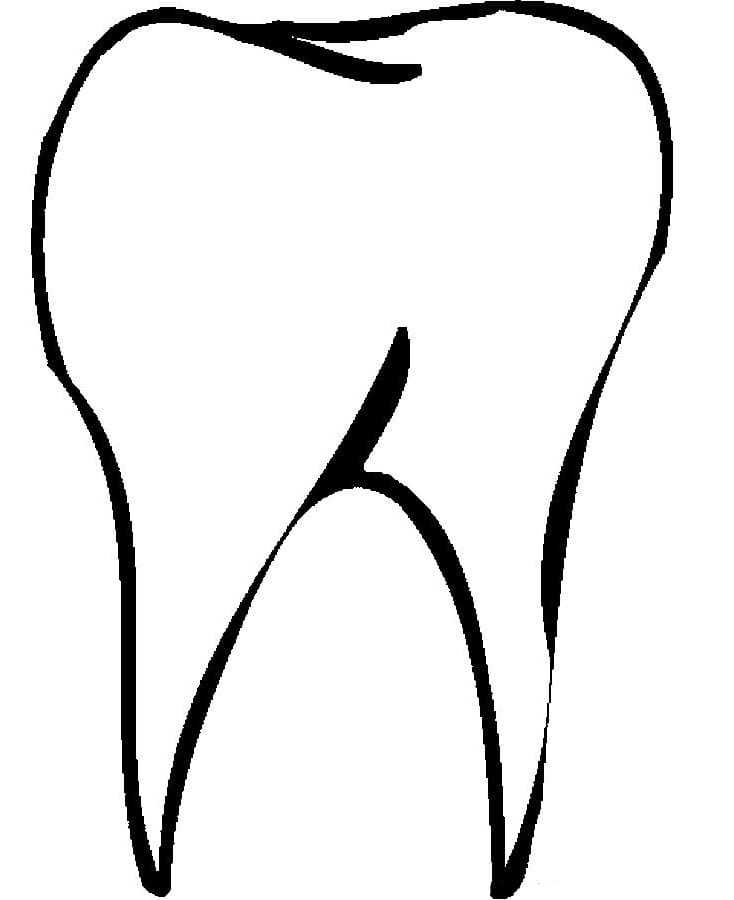 Desenho de Dentes para imprimir