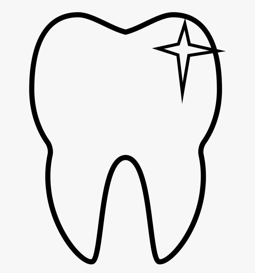 Desenho de Dentes para imprimir