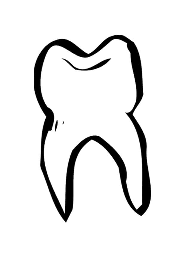 Desenho de Dentes para imprimir