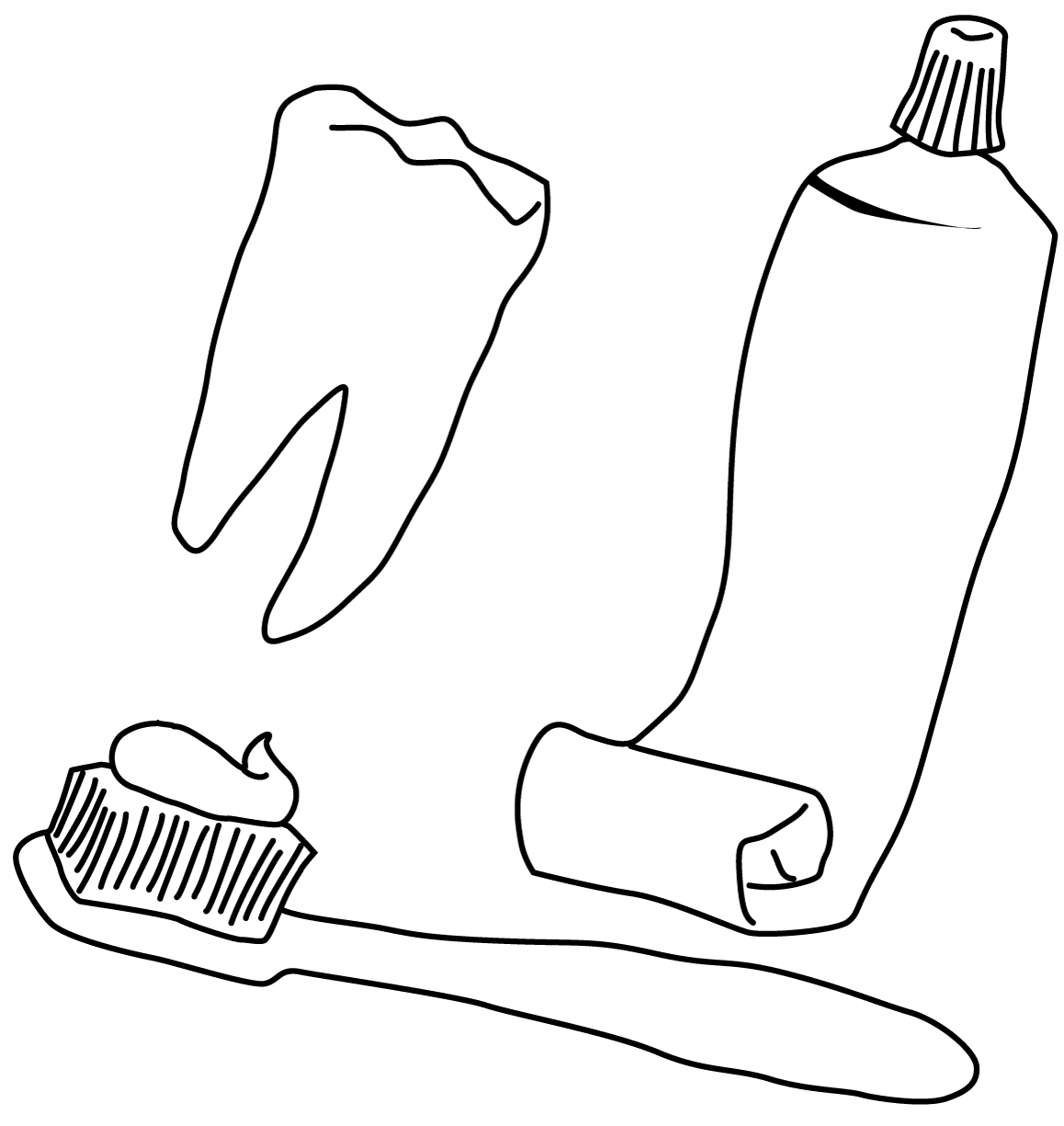 Desenho de Dentes para imprimir