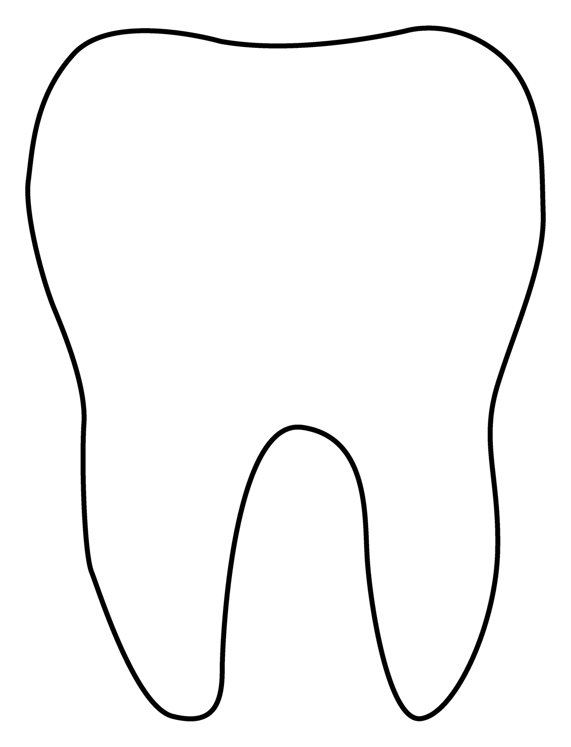Desenho de Dentes para imprimir