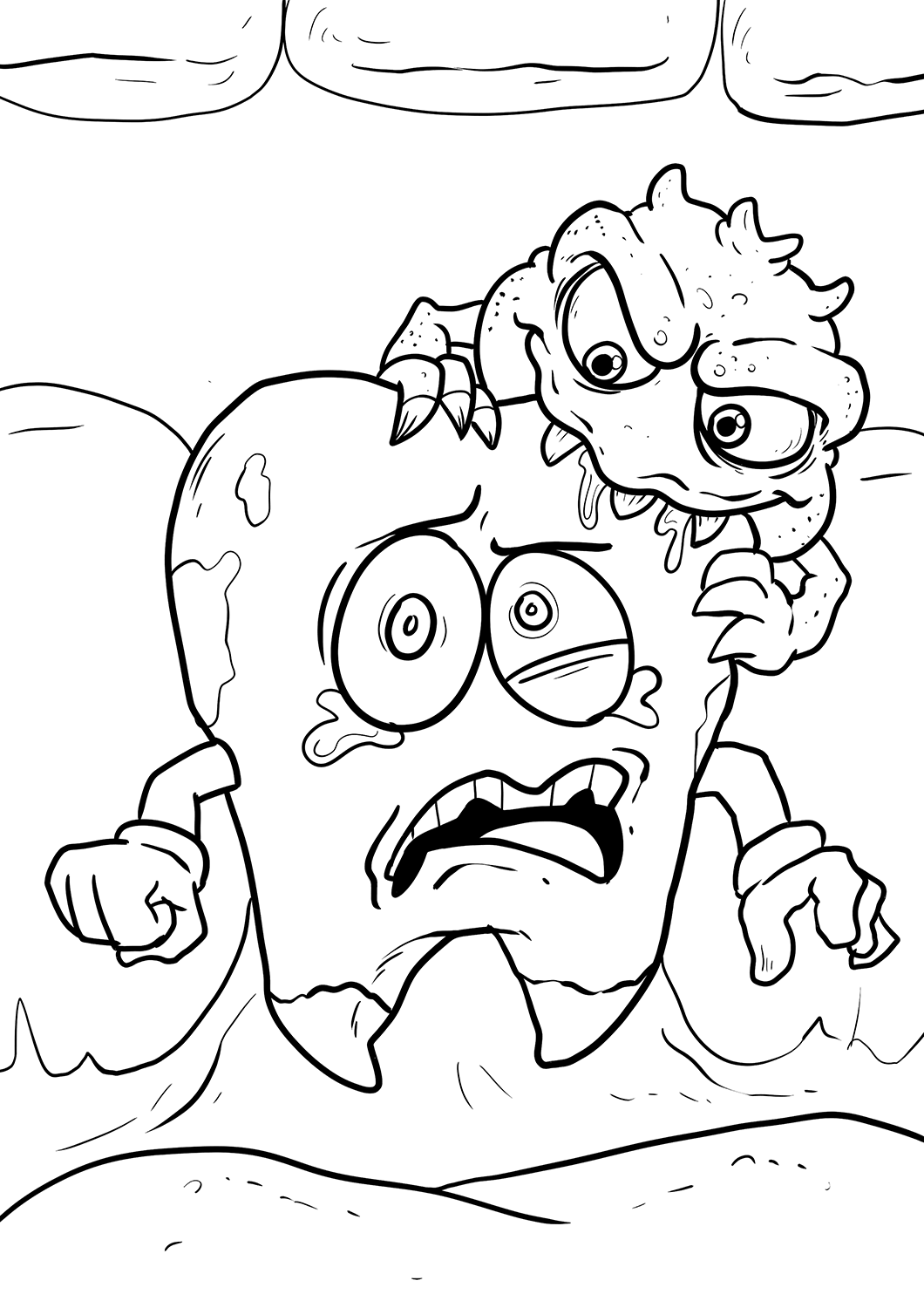 Desenho de Dentes para imprimir